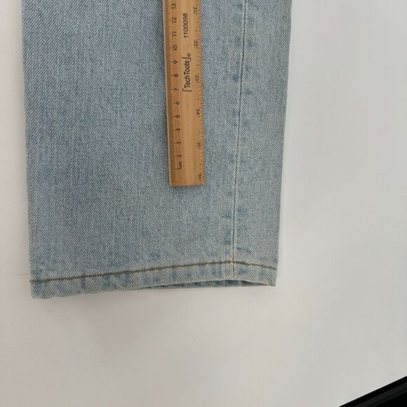 Vintage 1990s Levis 505 323x30 Measured 32in Acid Washed Light USA *Flaws* - Picture 4 of 14